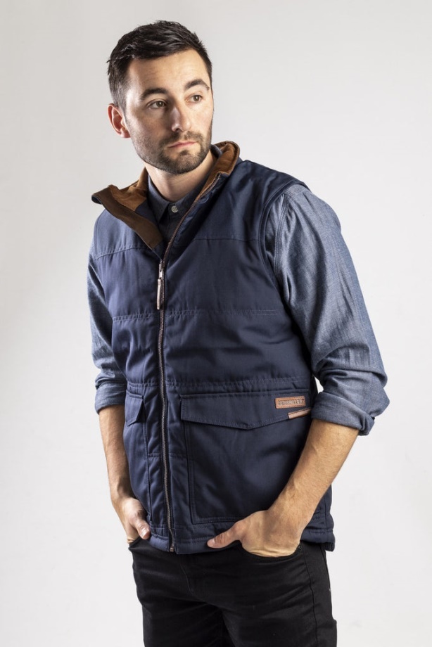 Chaleco Caterpillar Ag Con Cremallera Eclipse