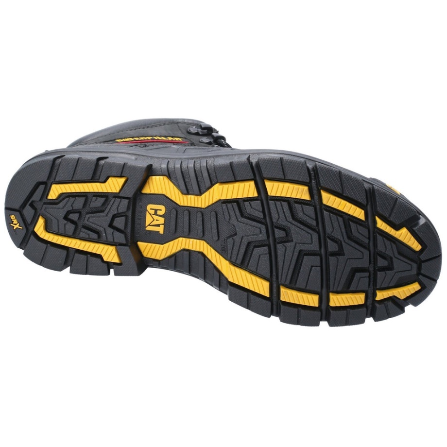 Bota De Seguridad Con Cordones Caterpillar S3 Negra