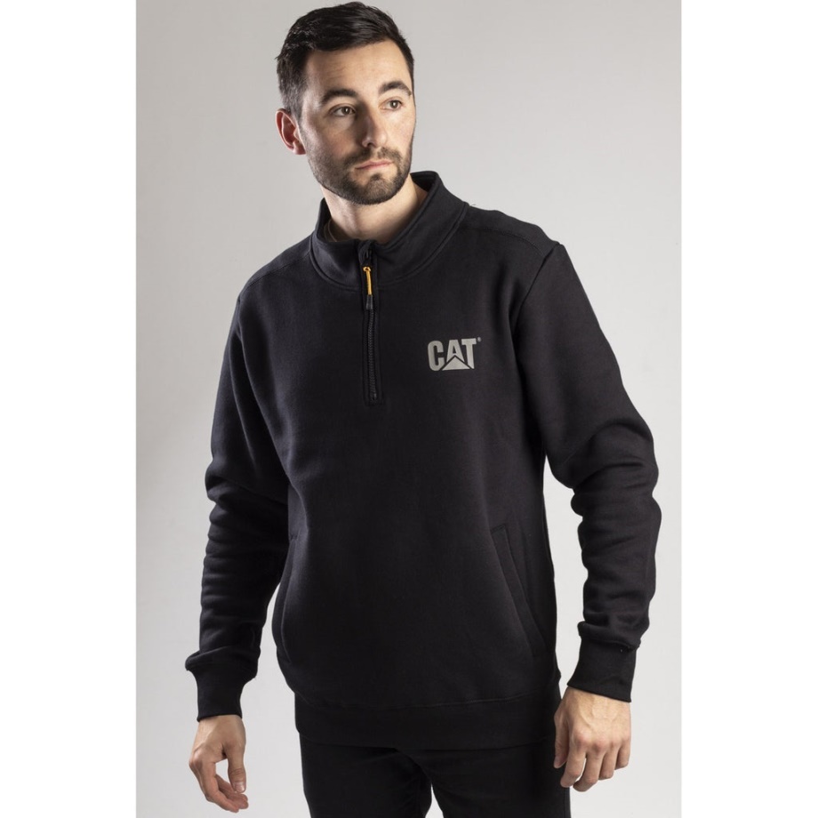 Sudadera Con Cremallera Caterpillar Canyon 1-4 Negro