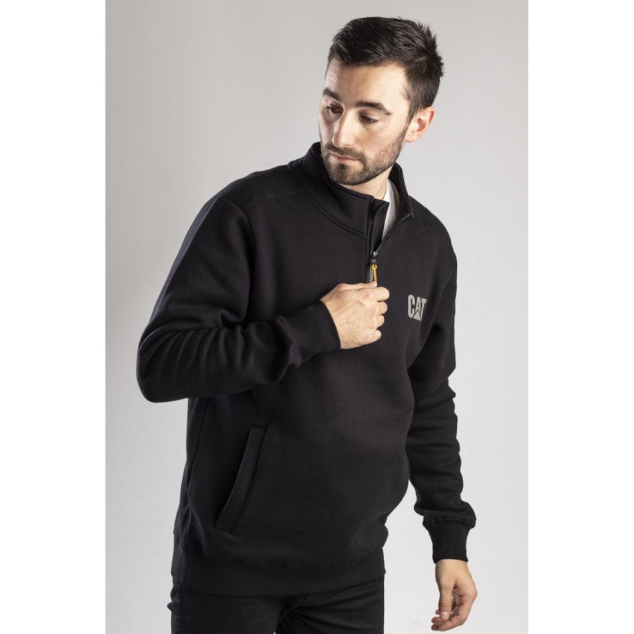 Sudadera Con Cremallera Caterpillar Canyon 1-4 Negro