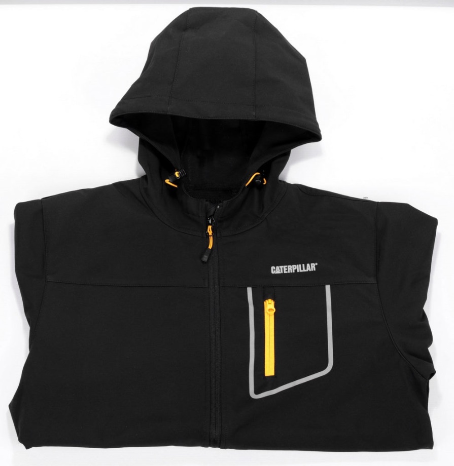 Caterpillar Capstone Chaqueta Softshell Con Capucha Negro