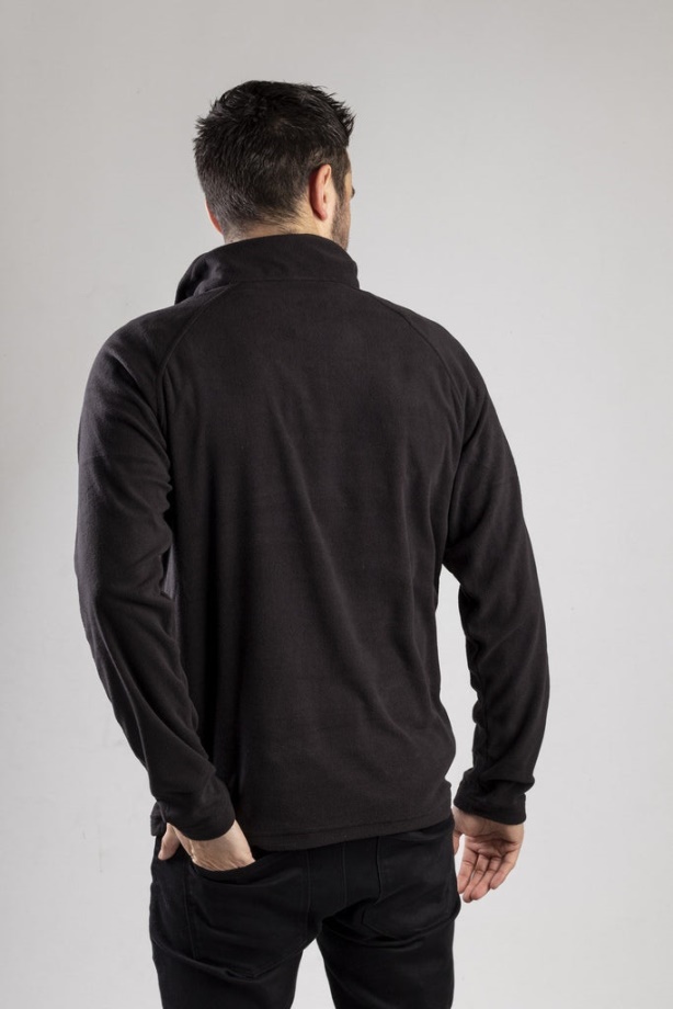 Jersey De Forro Polar Caterpillar Concord Negro