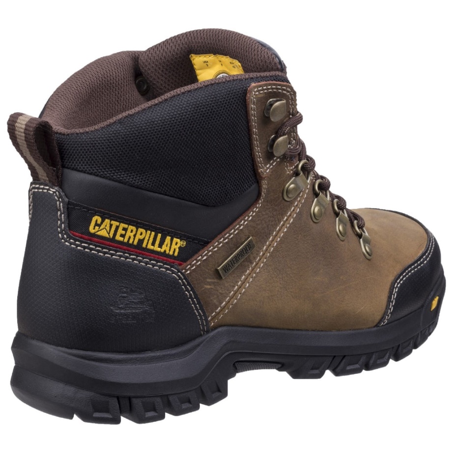 Bota De Seguridad Caterpillar Framework St S3 Wr Hro Sra S3 Seal Brown