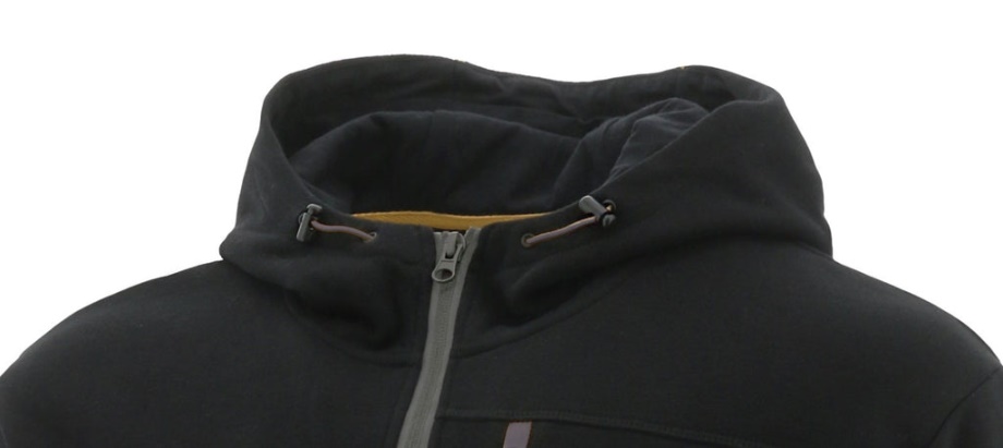 Sudadera Caterpillar H2o Zip Trabajo Negro