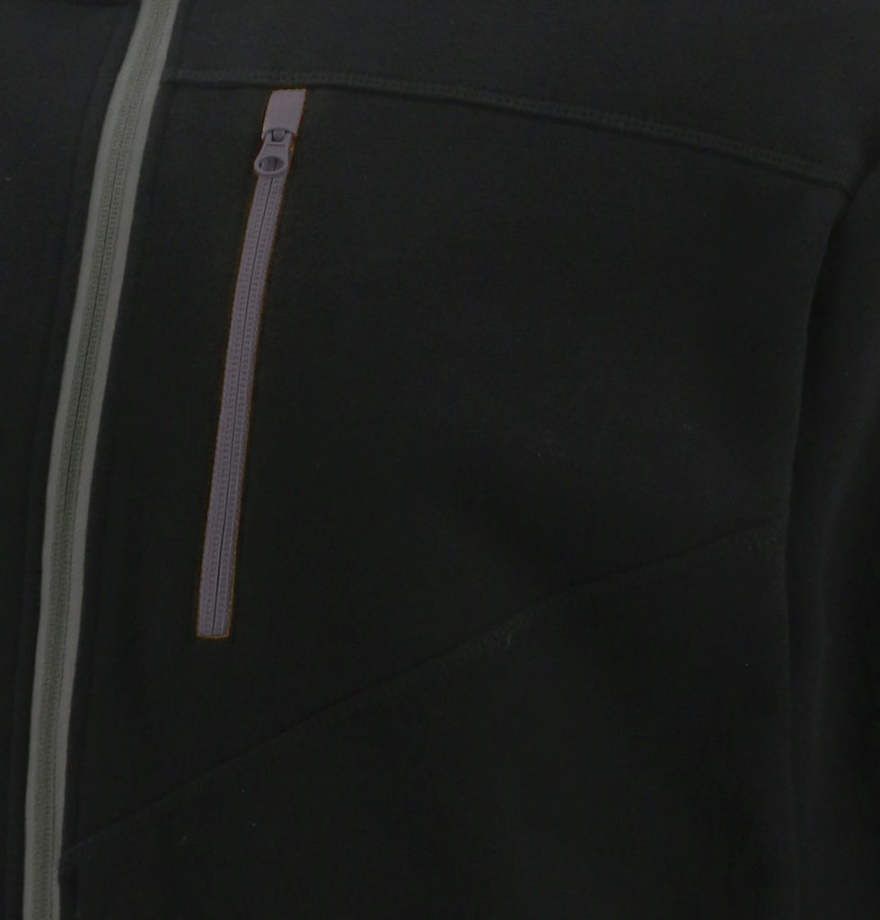 Sudadera Caterpillar H2o Zip Trabajo Negro