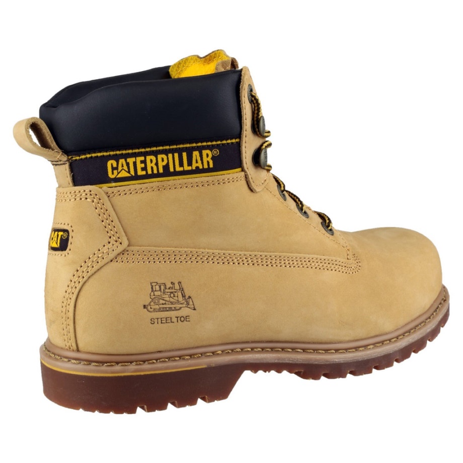 Bota De Seguridad Caterpillar Holton S3 Miel S3
