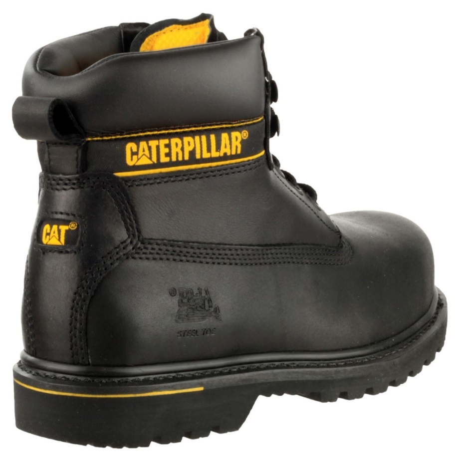Bota De Seguridad Caterpillar Holton S3 Negra
