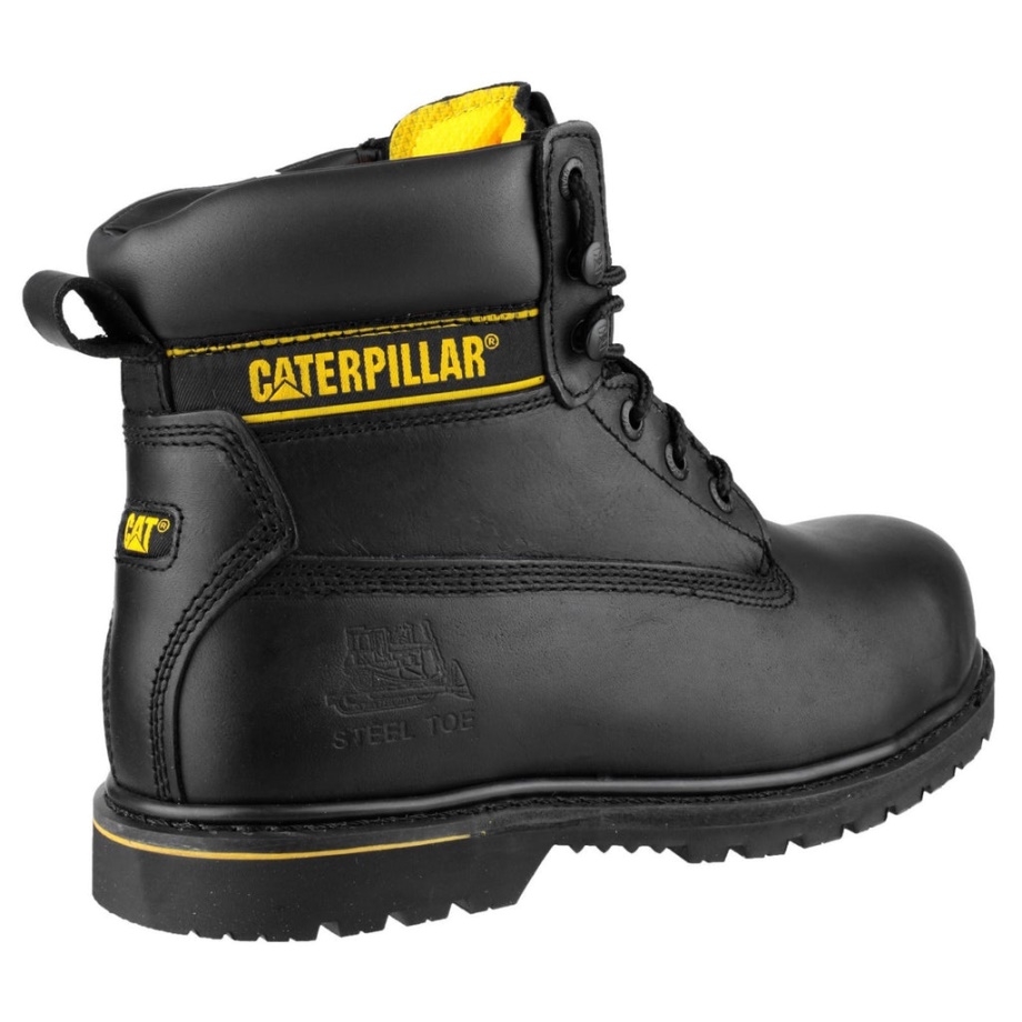 Bota De Seguridad Caterpillar Holton Sb Negra