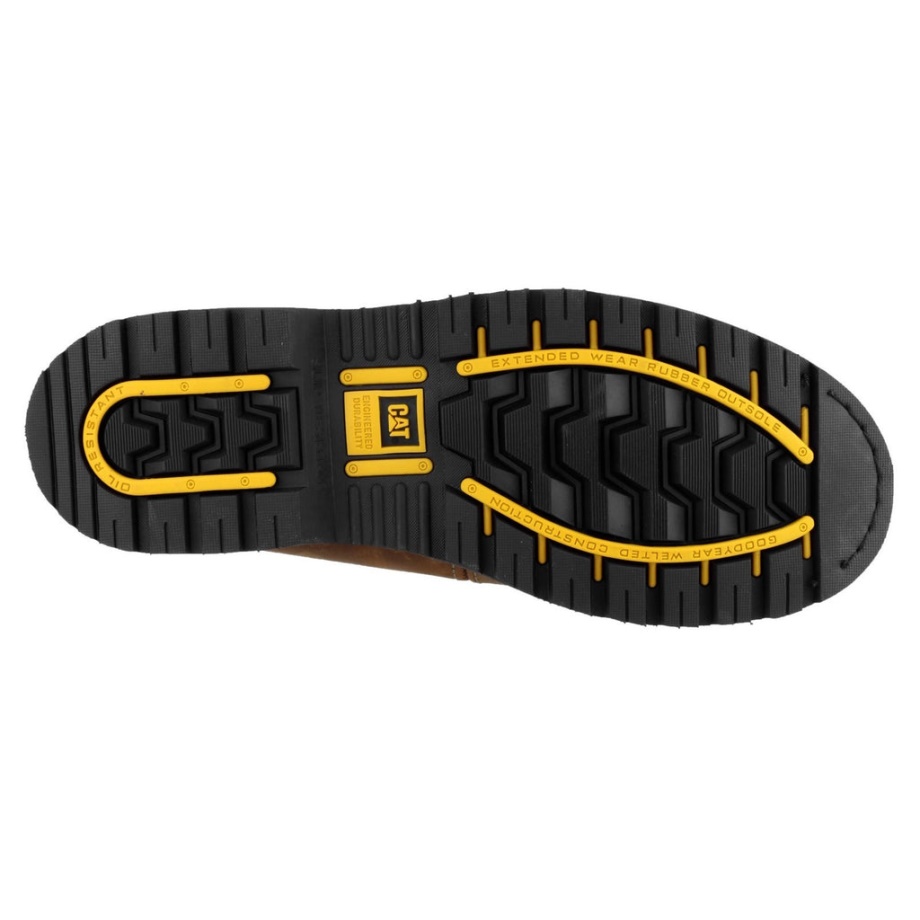 Bota De Seguridad Caterpillar Holton Sb Marrón