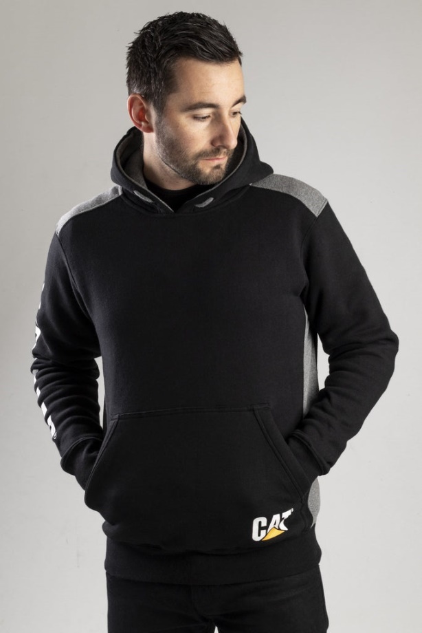 Sudadera Con Capucha Y Panel Del Logo De Oruga Negro