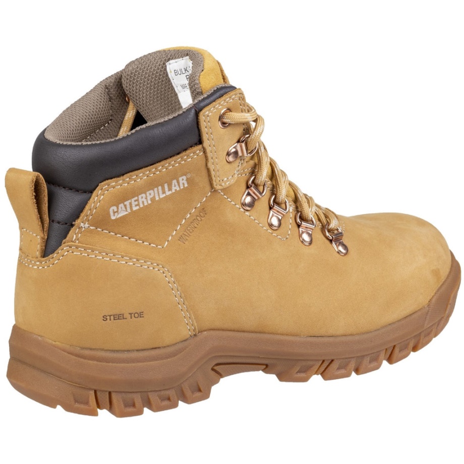 Botas De Seguridad Caterpillar Mae Con Cordones S3 Miel