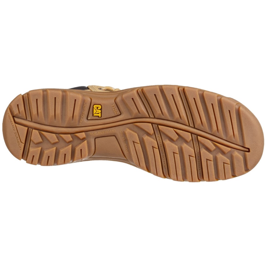 Botas De Seguridad Caterpillar Mae Con Cordones S3 Miel