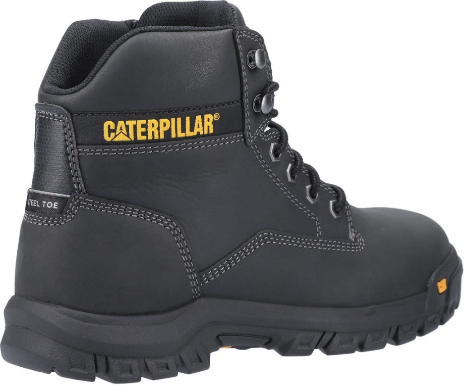 Caterpillar Mediana S3 Bota De Seguridad Con Cordones S3 Negro