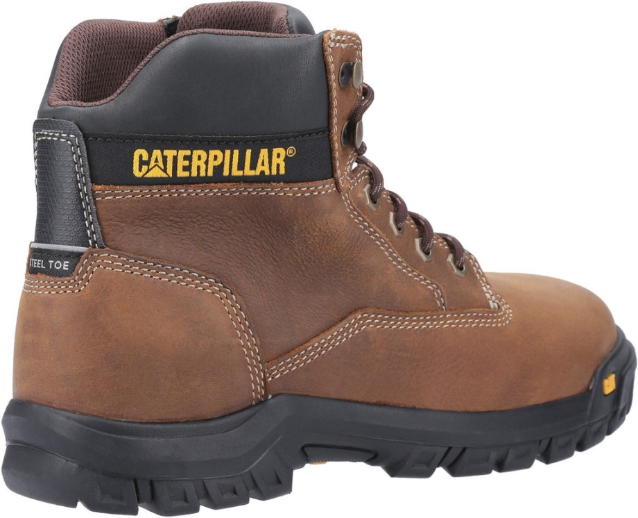 Bota De Seguridad Caterpillar Mediana S3 Con Cordones S3 Marrón