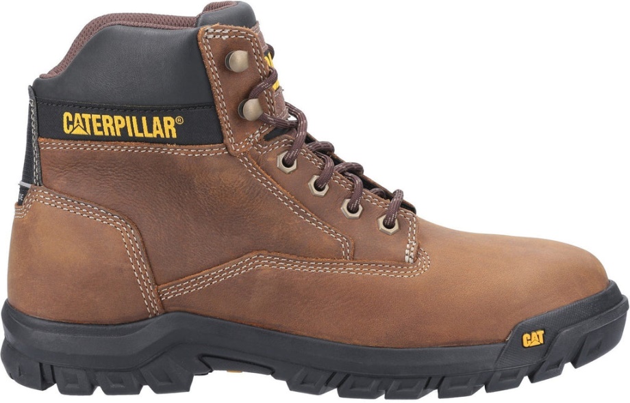 Bota De Seguridad Caterpillar Mediana S3 Con Cordones S3 Marrón
