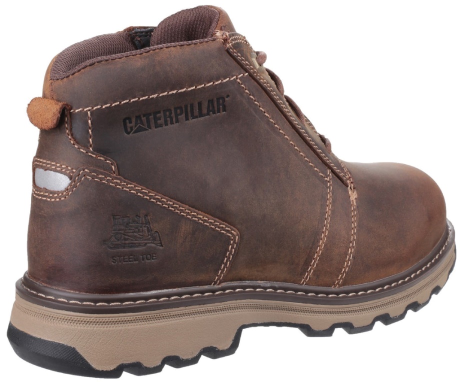 Bota De Seguridad Caterpillar Parker S1 Beige Oscuro