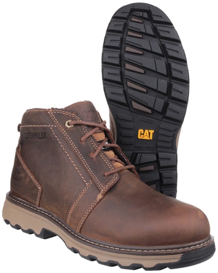 Bota De Seguridad Caterpillar Parker S1 Beige Oscuro
