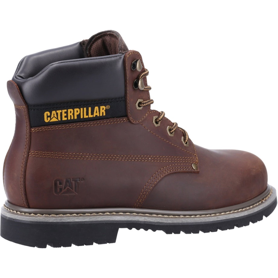 Bota De Seguridad Caterpillar Powerplant S3 Gyw S3 Marrón