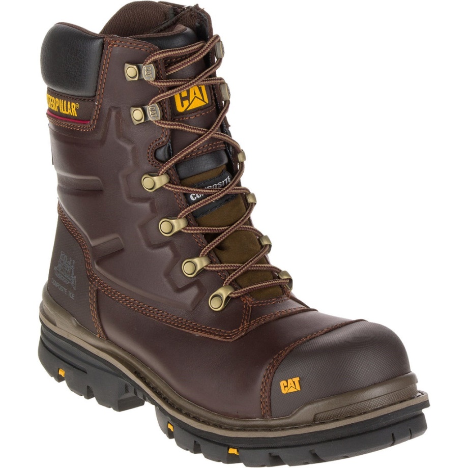 Bota De Seguridad Caterpillar Premier S3 Marrón
