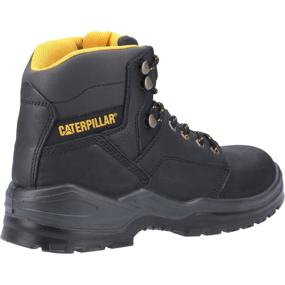 Bota De Seguridad Inyectada Con Cordones S3 Negra Caterpillar Stristr