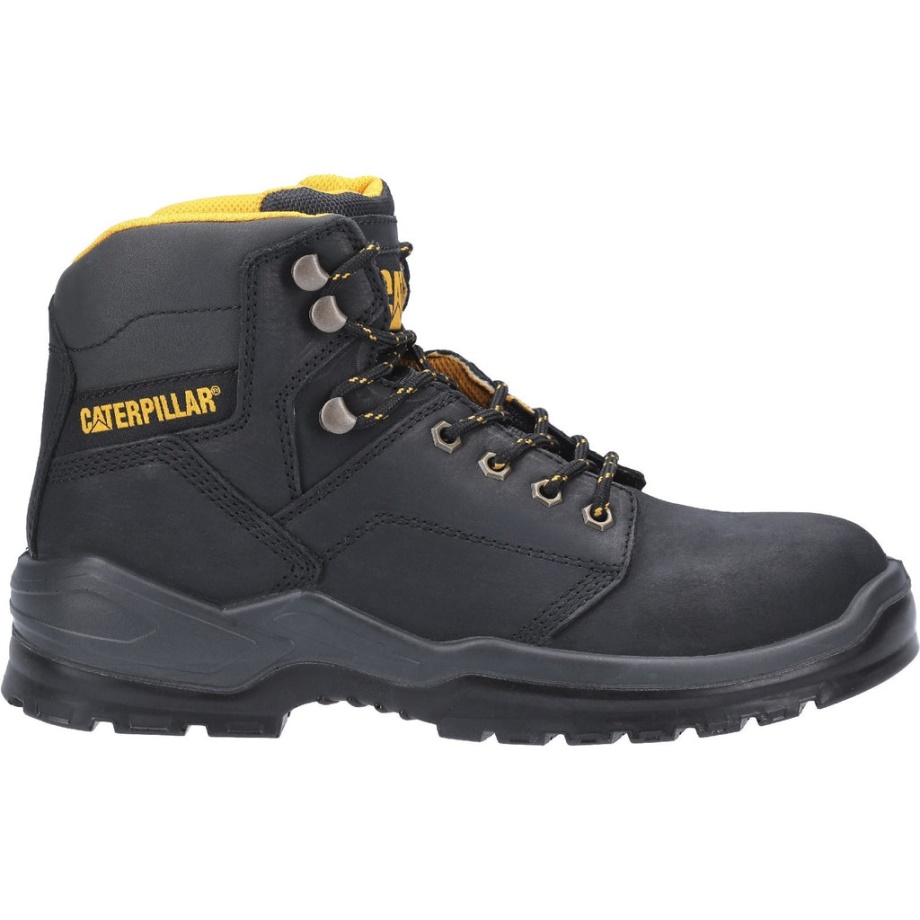 Bota De Seguridad Inyectada Con Cordones S3 Negra Caterpillar Stristr