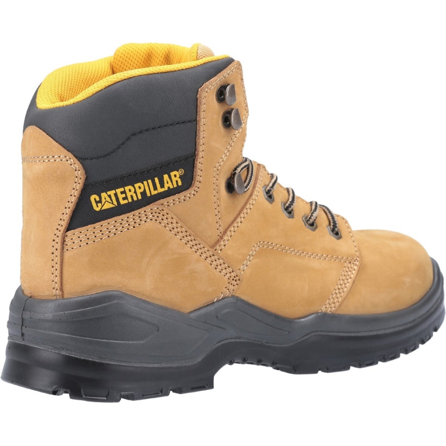 Bota De Seguridad Inyectada Con Cordones S3 Honey De Caterpillar