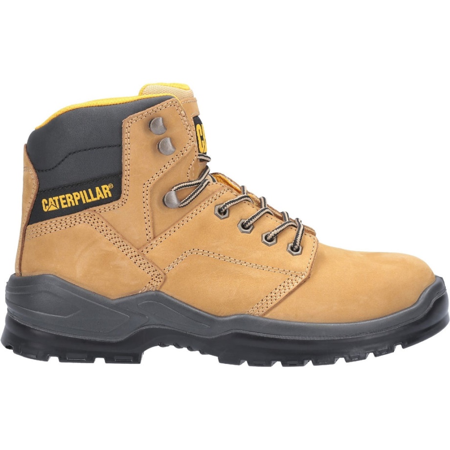 Bota De Seguridad Inyectada Con Cordones S3 Honey De Caterpillar