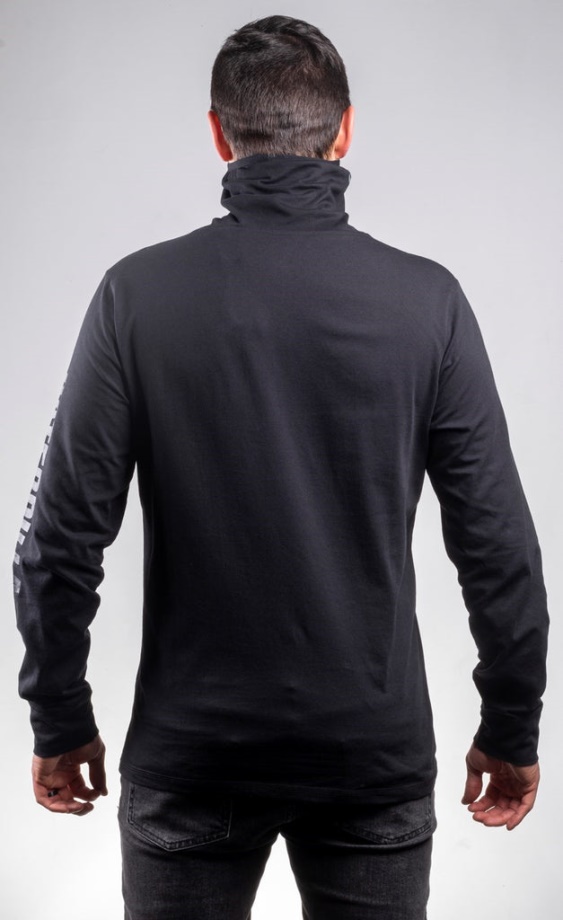 Caterpillar Viraloff Camiseta De Manga Larga Con Polaina Negra